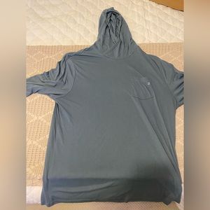 Free Fly light hoodie, blue color. Lightly used, basically new